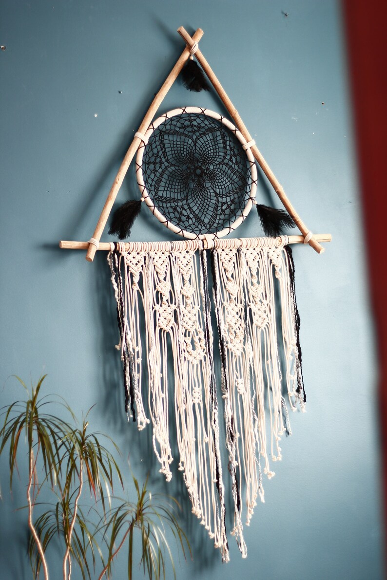 Large Dreamcatcher Macrame Dream Catcher Dream Catcher Wall | Etsy