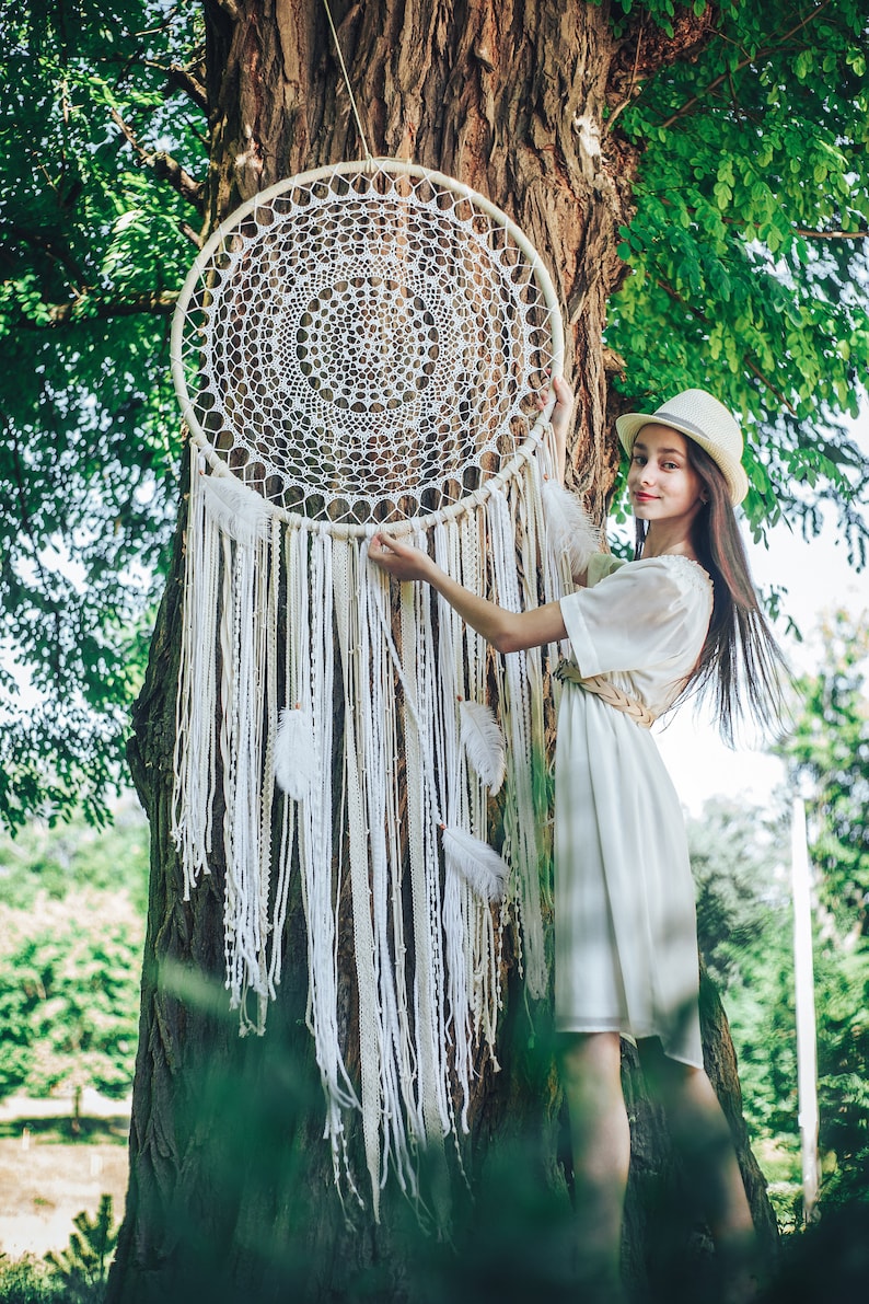 Large Dream Catcher Wall Hanging Giant Boho Dreamcatcher | Etsy