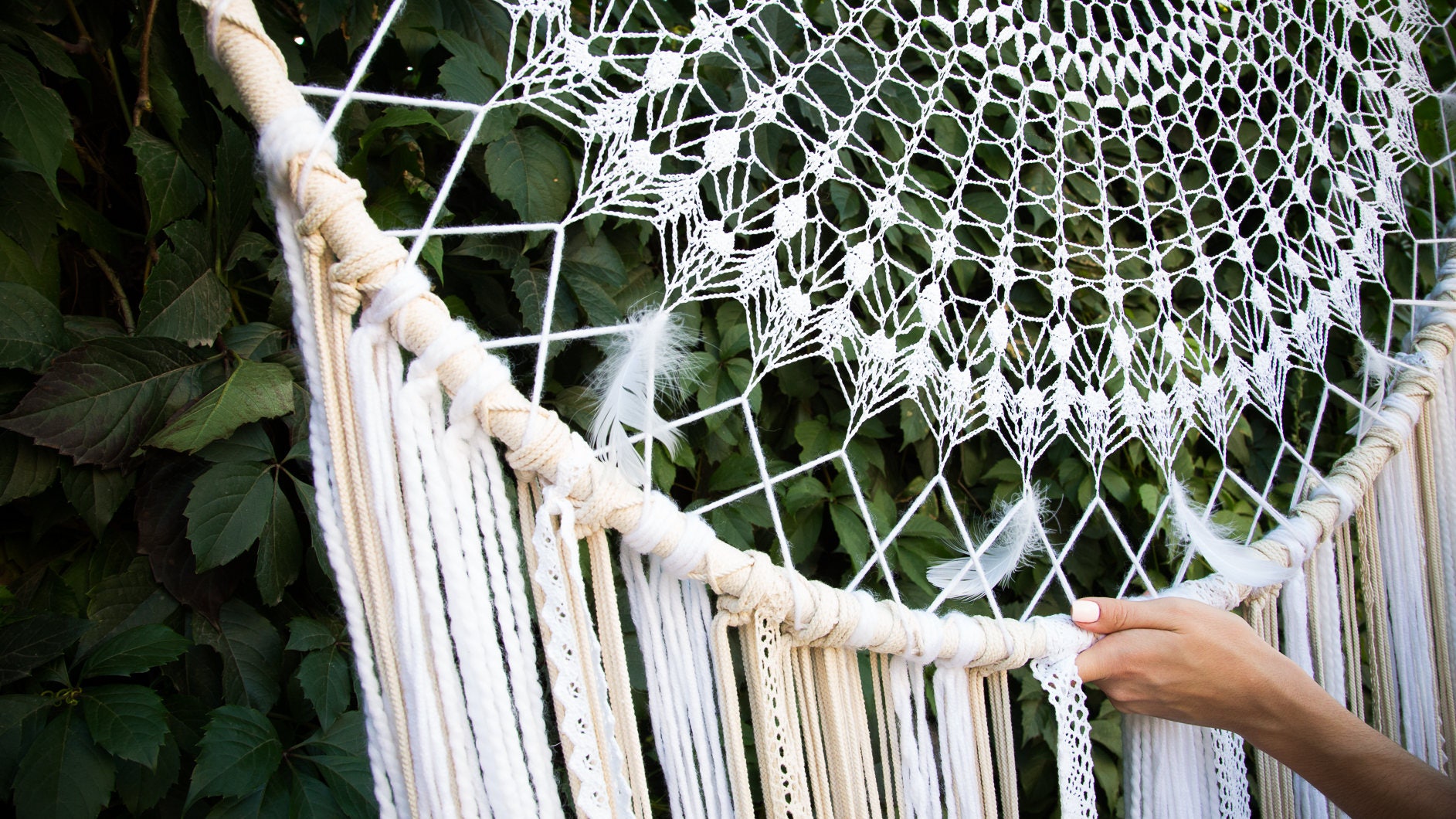 Large Dream Catcher Giant Dream Catcher Dream Catcher Wall Etsy