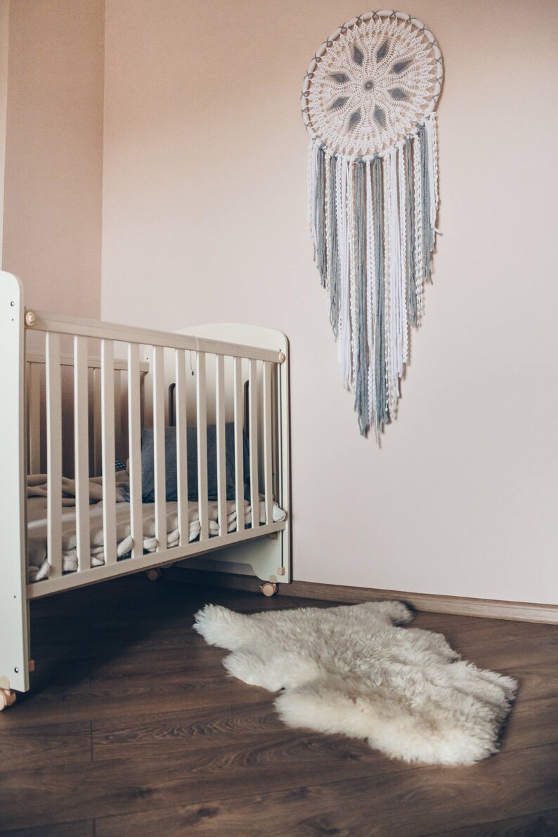 Large Dream Catcher Nursery Dream Catcher Dream Catcher Wall Etsy