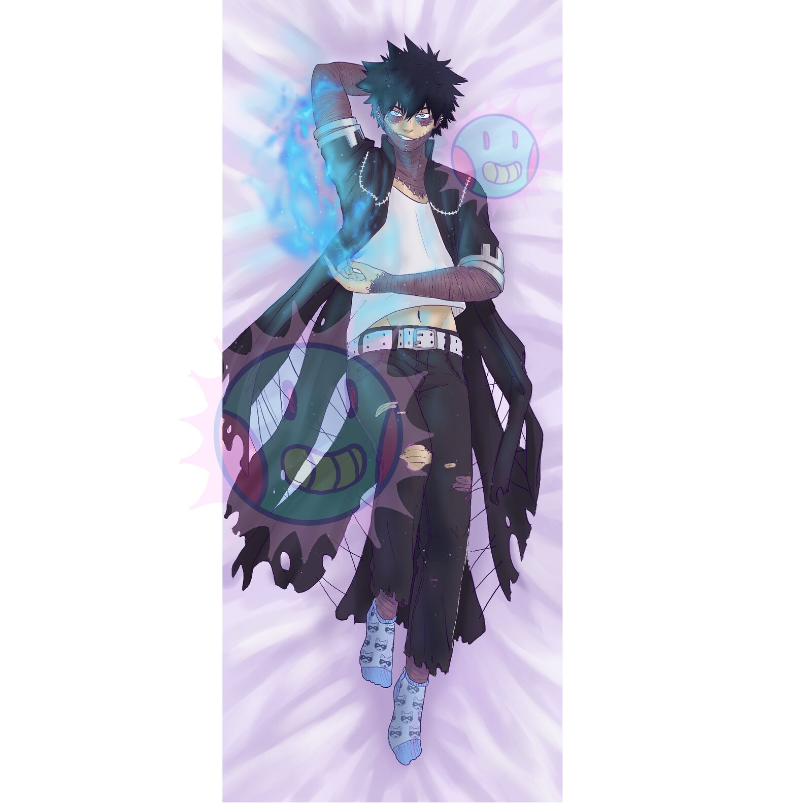 Dabi Dakimakura Body Pillow Art DIGITAL DOWNLOAD Etsy Hong Kong