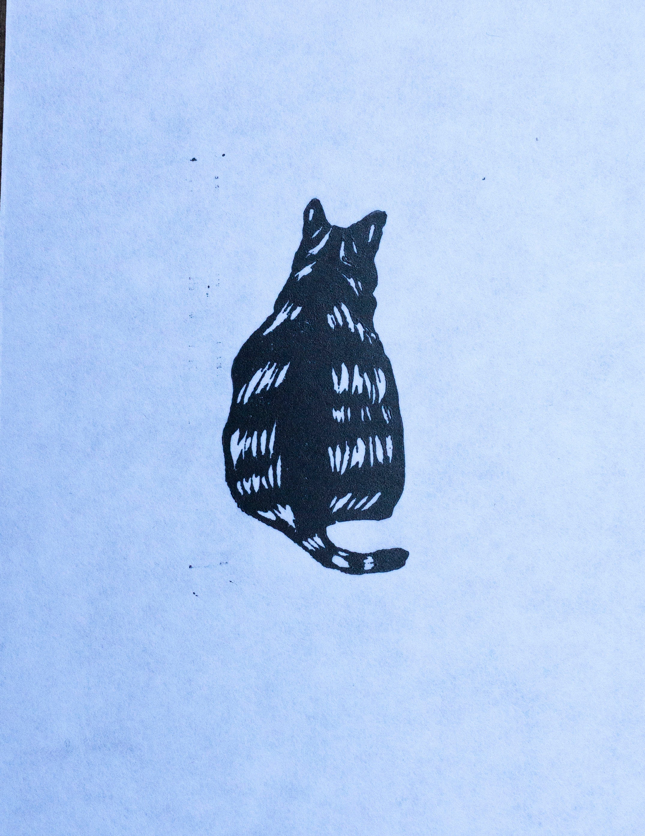 Mini Cat Print | Etsy