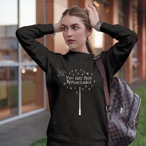 Manacled, Dramione, Sweater, &quot;You are not replaceable&quot; quote, Fandom, SenLen Yu, Dramione Merch