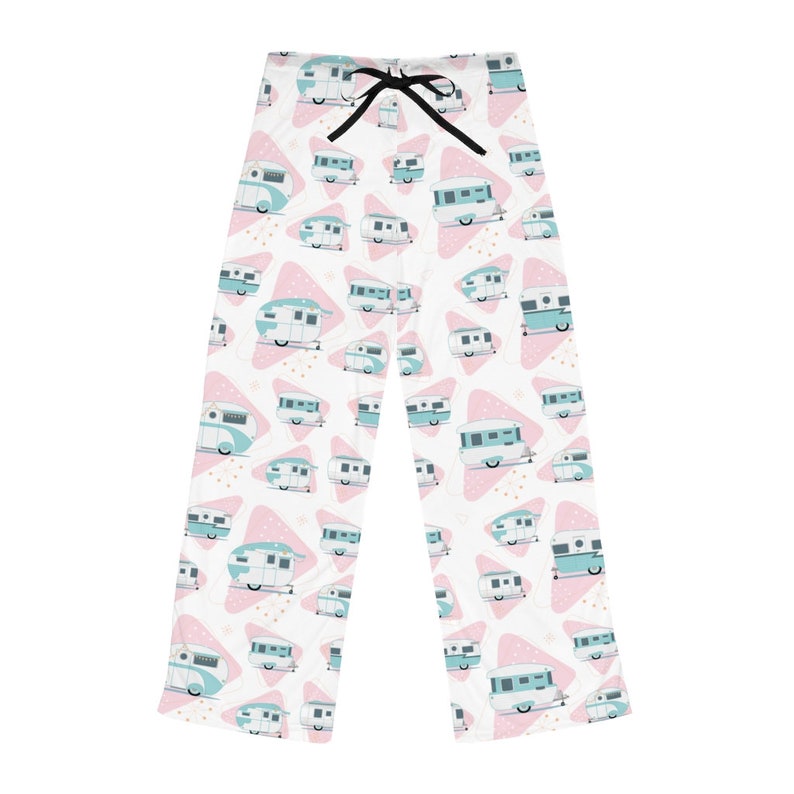 Camping Pajama Pants Cute RV Caravan Camper Women's PJ Etsy