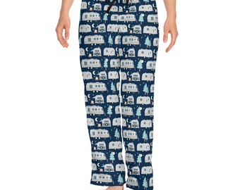 Camping Trailer Pajama Pants. Airstream Owner Gifts, Women's RV Camper Sleepwear Bottoms, Gifts for AirStream Owners, Campsite Lounge Pants