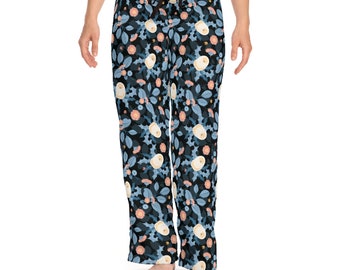 Australische Wildblumen Pyjama Hose. Floral Lounge Hose, Blumen Print Damen Nachtwäsche Böden