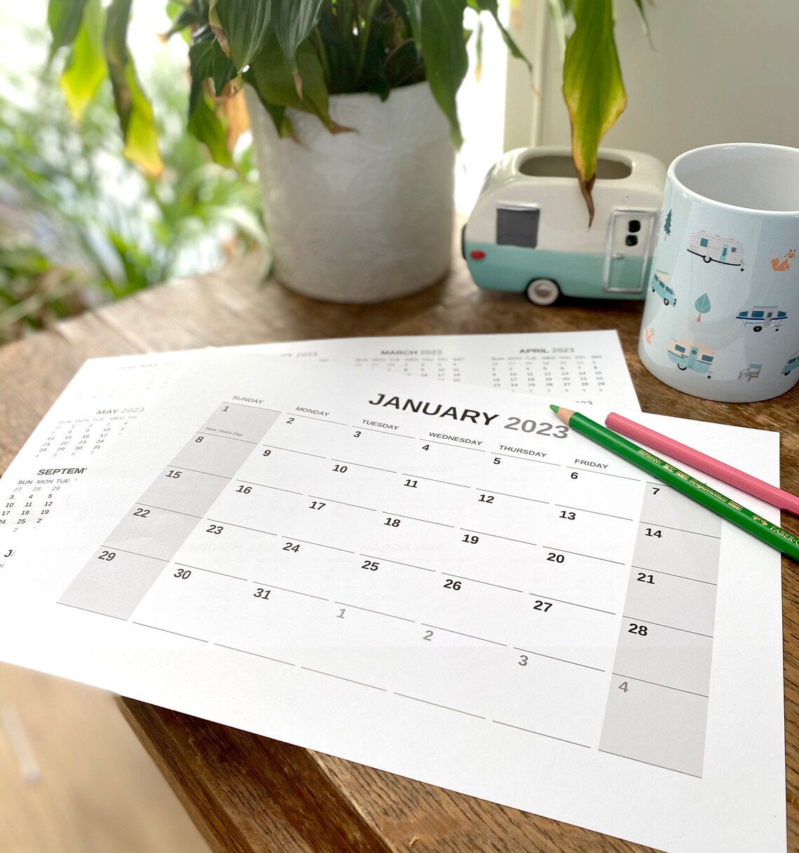 2023 Indesign Calendar Template Printable Calendar 2023