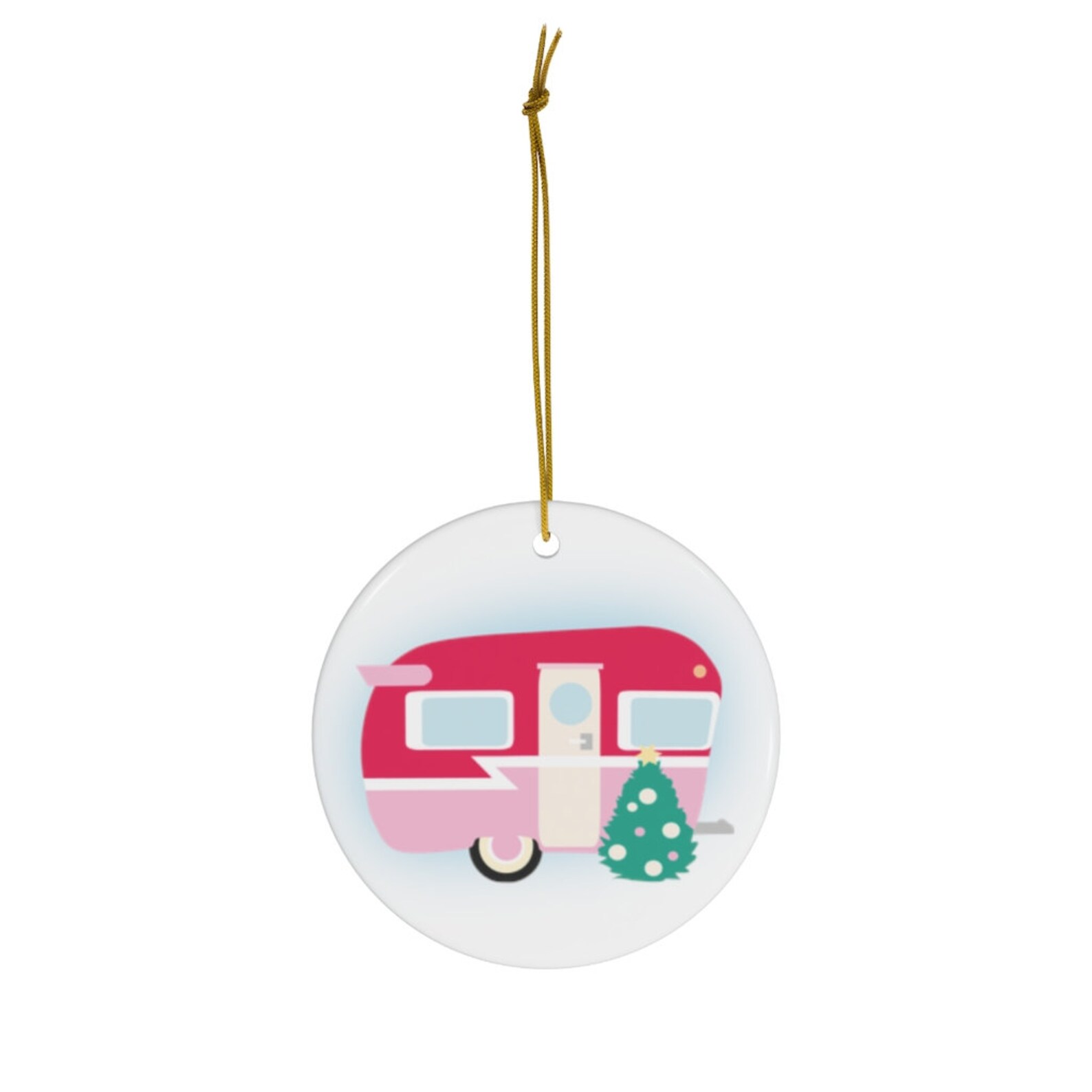 Camper Christmas Ornament Caravan Ornament Vintage RV Etsy