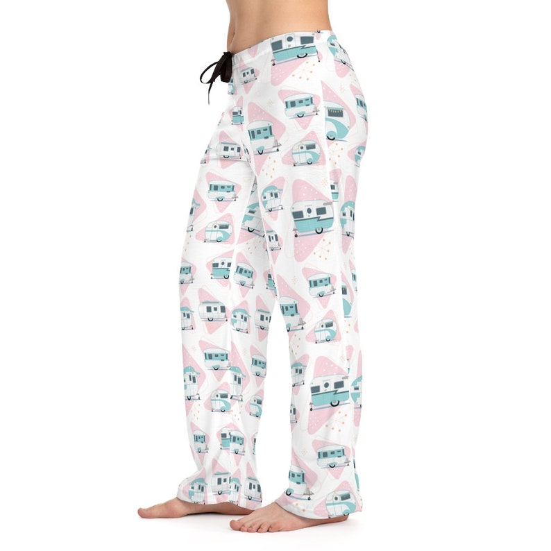 Camping Pajama Pants Cute RV Caravan Camper Women's PJ Etsy