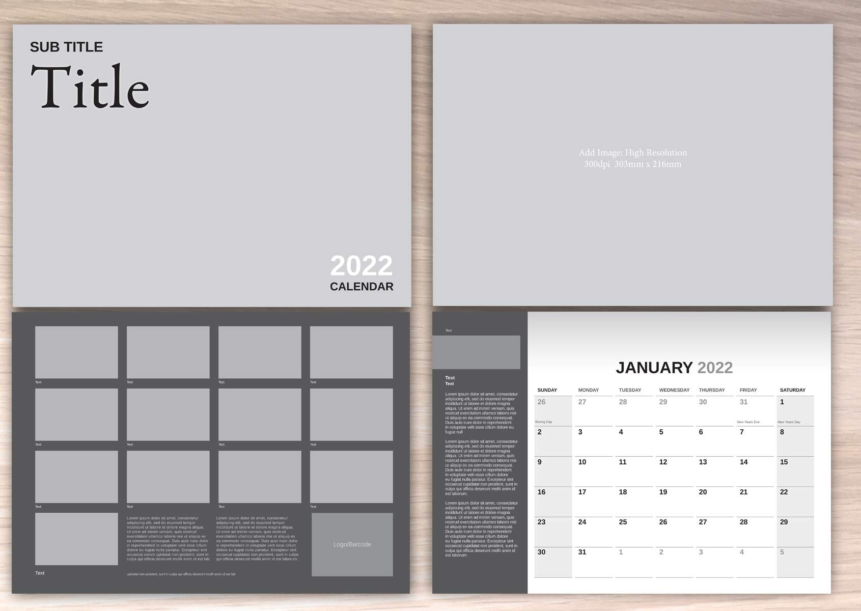 Indesign 2022 calendar template dikiemporium