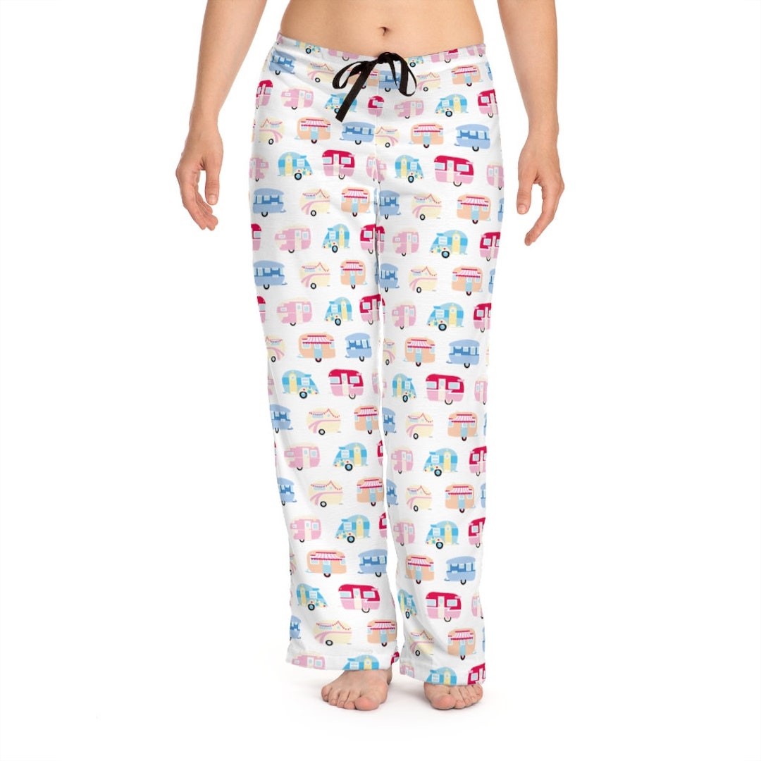 Camping Pajama Pants Caravan Pajamas Camper PJ Pants Etsy