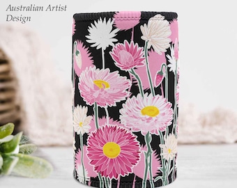Support trapu pour fleurs sauvages australiennes : glacière pour conserves de fleurs éternelles roses