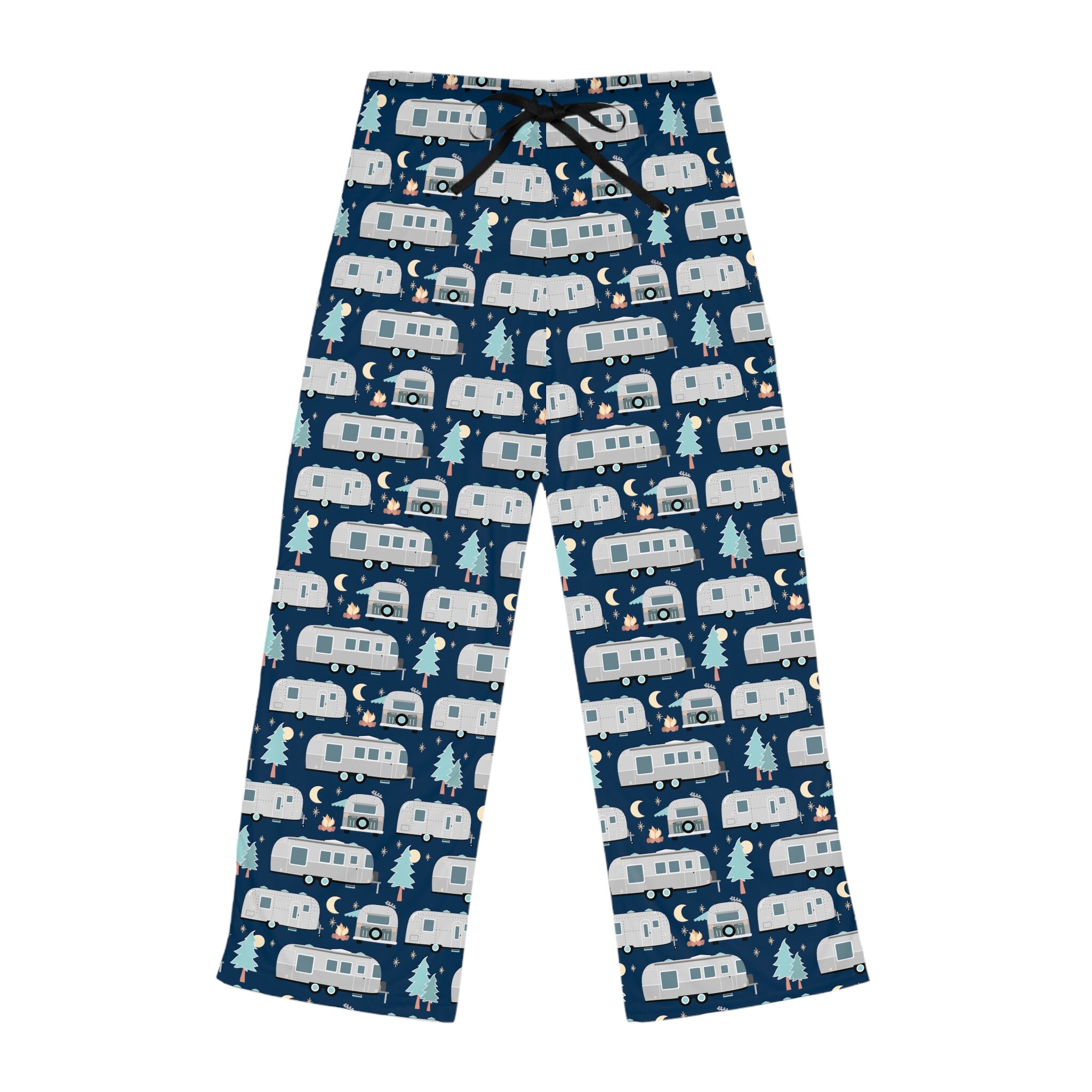 Camping Trailer Pajama Pants. Airstream Owner Gifts, Women's RV Camper