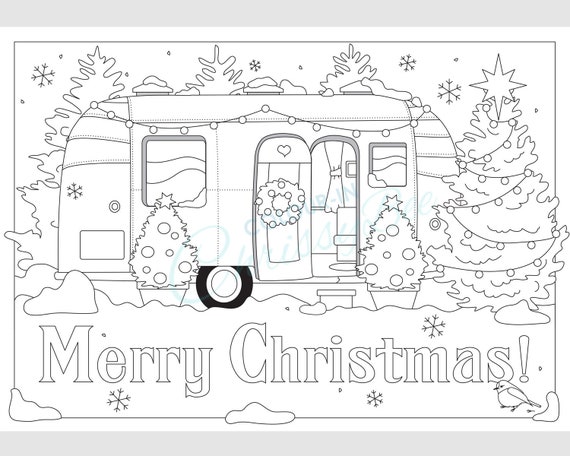 merry christmas images coloring pages