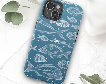 Ocean Fish Species Phone Case: Tough Shell Cover