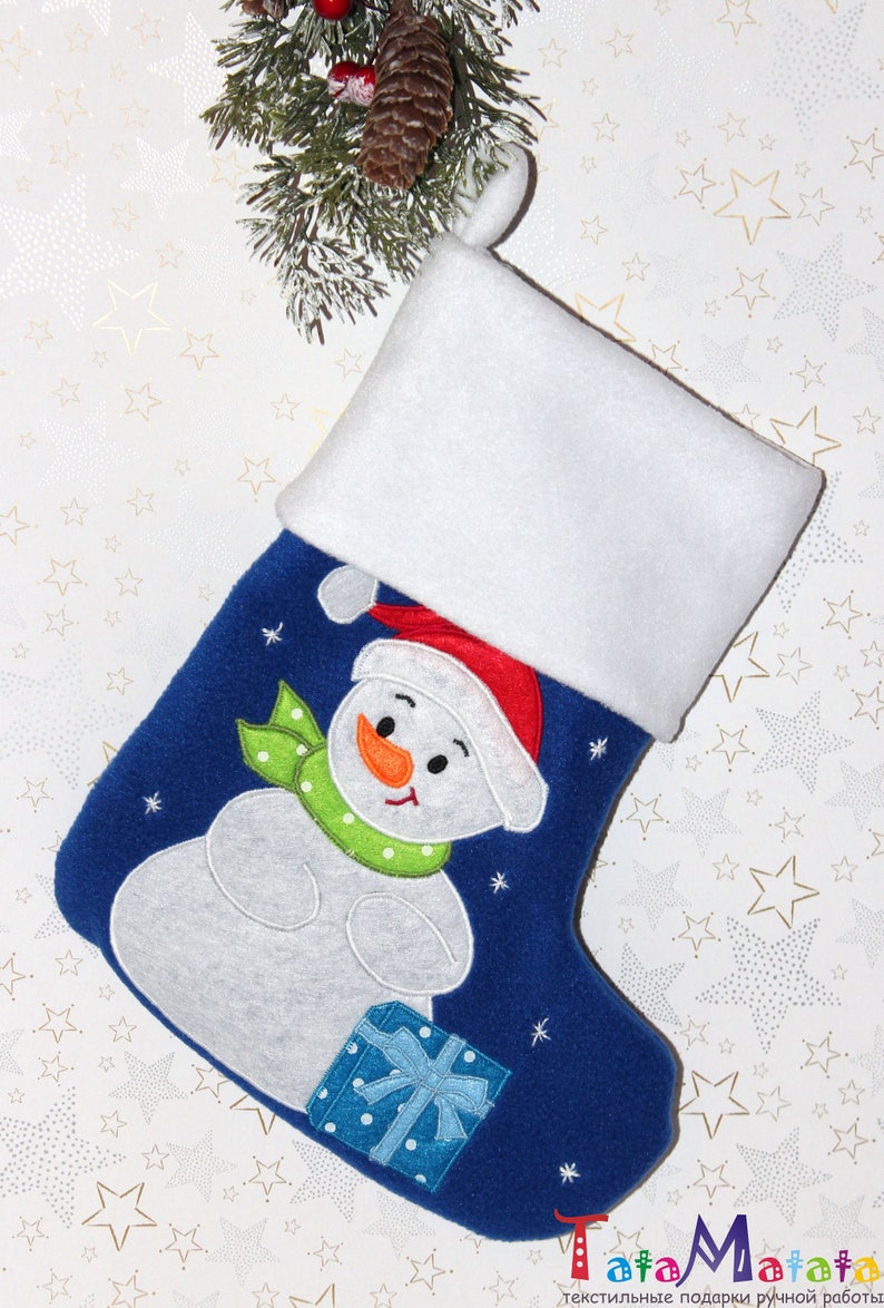 New Year decor for home gingerbread snowman deer Ornaments Christmas Boot Personalized Christmas Stocking