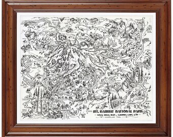 Mt Rainier Wall Art Etsy mt rainier wall art etsy