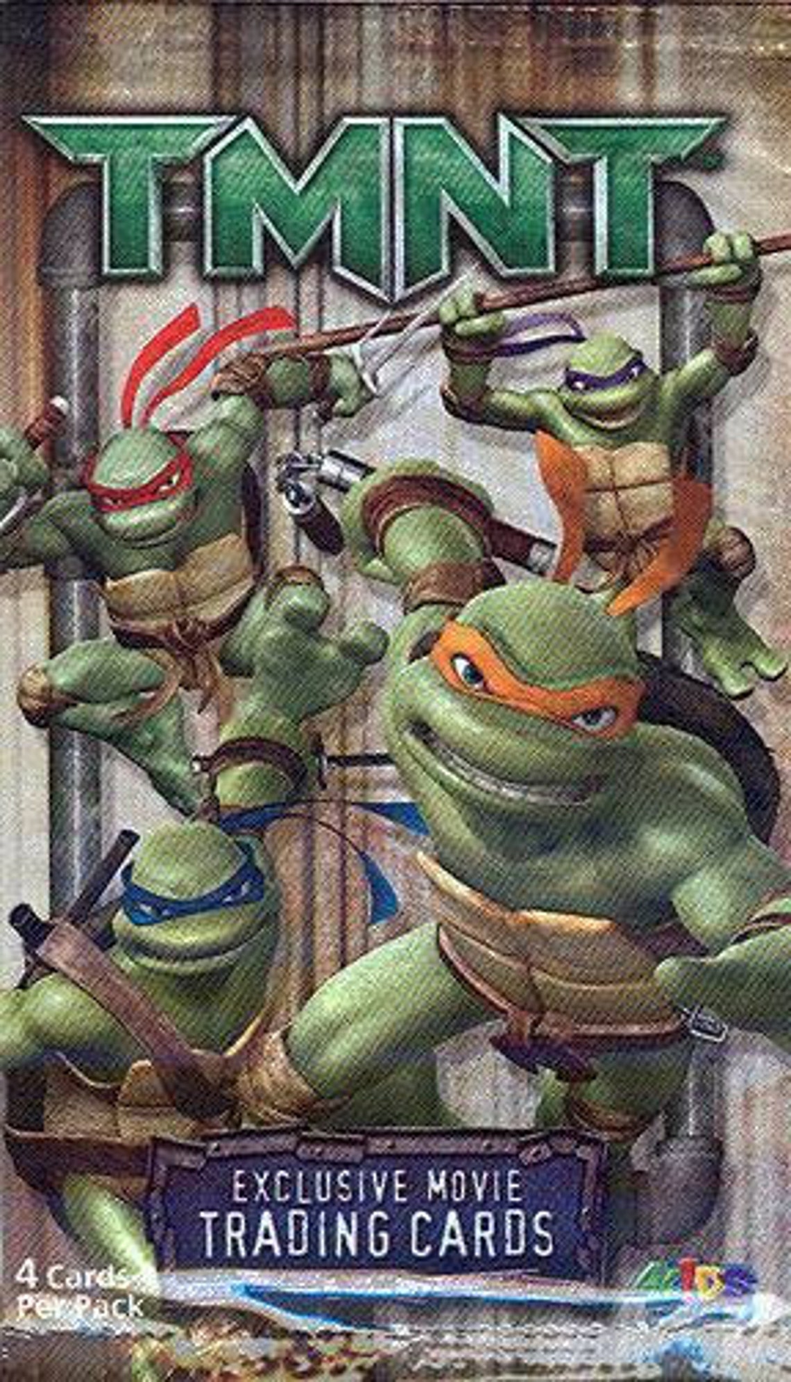 KMART Exclusivo TMNT Película Trading Cards 4 pk. Etsy