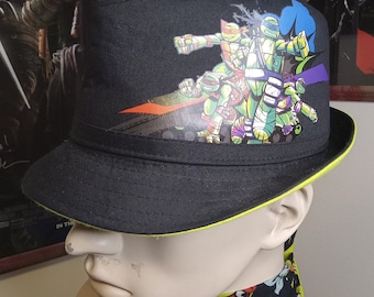 Walmart Exclusive : Nickelodeon Teenage Mutant Ninja Turtles FEDORA Youth size OSFM '16