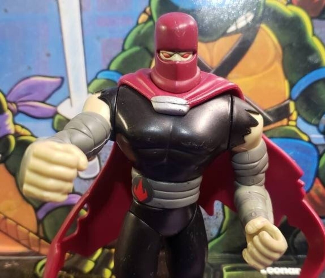 TMNT 03, Foot Elite Guard 1, Loose Etsy