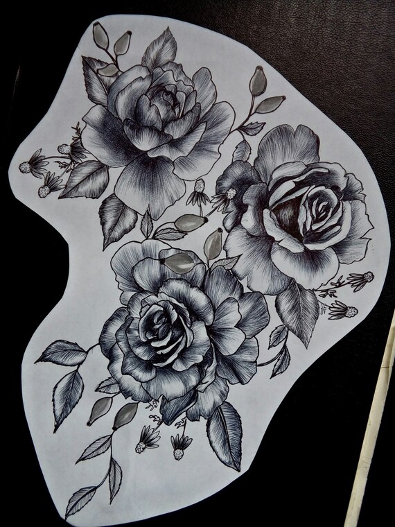 Custom Tattoo Drawings Etsy