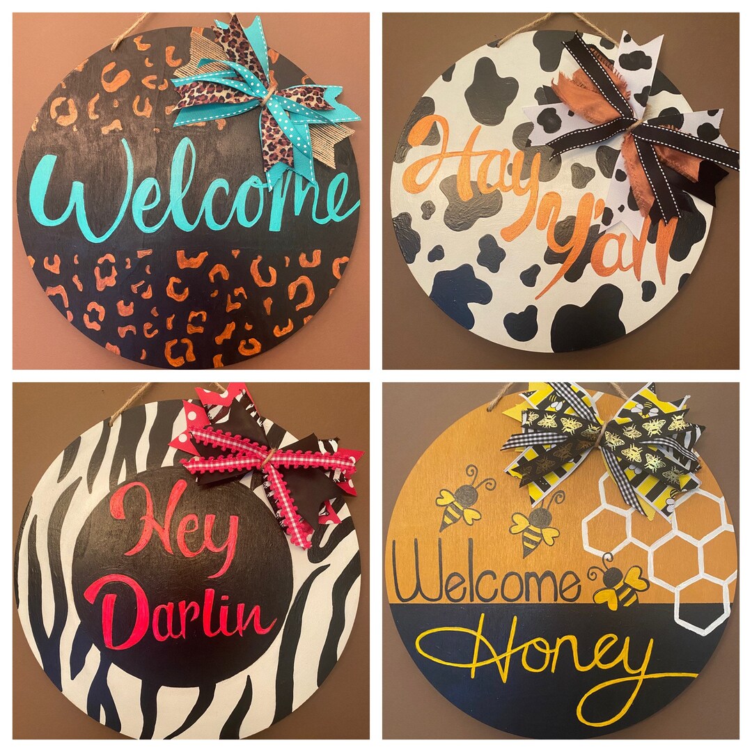 Animal Door Hangers - Etsy