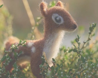 Little Reindeer Needle felting kit ~ felting, gift, decoration, toy, DIY, make it yourself
