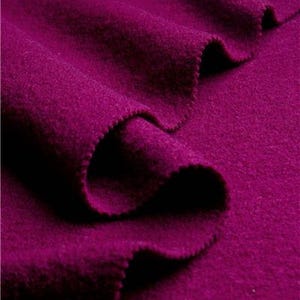 HEATHER Italian Wool Walk – 100% Felted Wool Fabric | Mulesing-Free | 130–150cm designed for coats, jackets, skirts, hats, dress, mittens