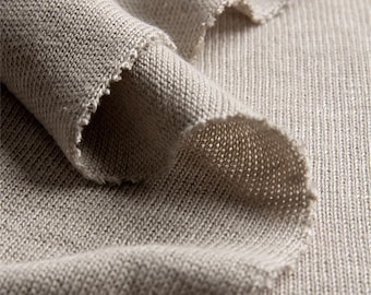 TISSU DE CHANVRE « HEMOLA » ~ simple, jersey tricoté
