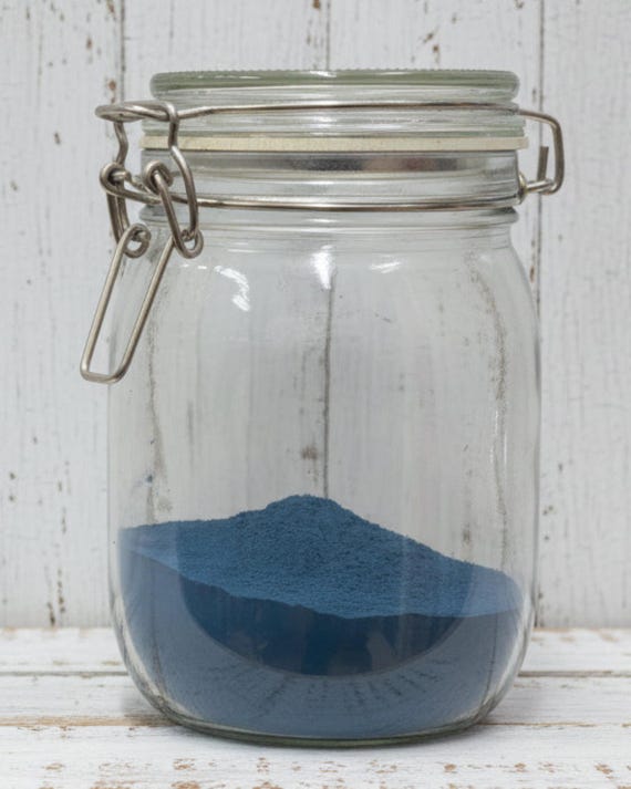 Maya Blue Pigment | Handmade Natural Indigo & Mineral Clay
