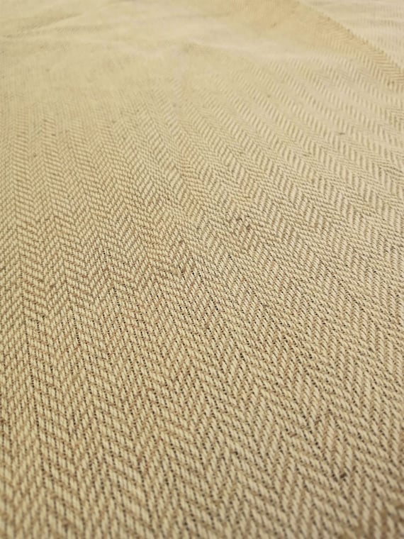 NETTLE FABRIC 'EHANI' - Hand woven fabric