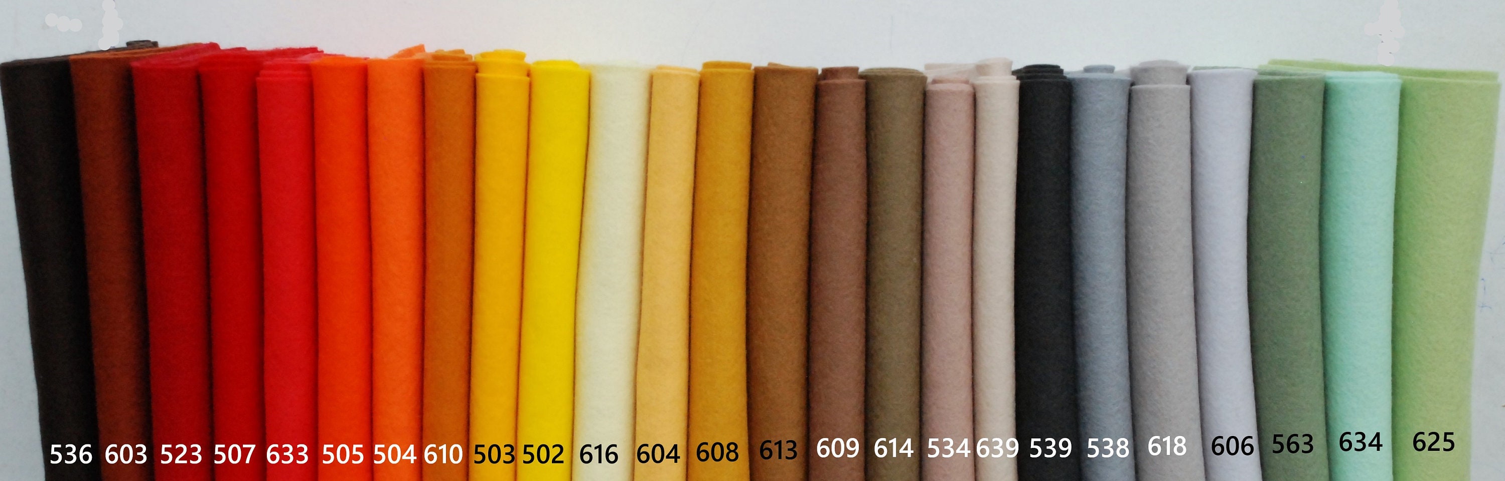 100% Merino Wool Craft Felt - Natural OFFWHITE (8 x 12 Sheet)