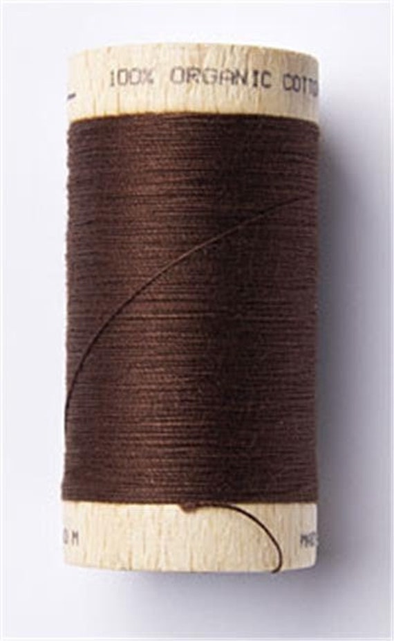 ORGANIC COTTON THREAD Chocolate 4829 Organic Sewing Thread for Machine and  Hand Sewing, Sewing Thread, Hand Sewing, Machine Sewing 