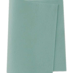 FELT 100% Wool ~ ROBIN&#39;S EGG ~ 1-1.2mm thick ~ Colour 635 ~ available in several sizes, felt fabric, clothing, crafting felt, craft felt