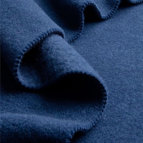 WOOL FLEECE SEAGULL ~Tissu de laine biologique - polaire de laine incroyablement douce et moelleuse pour manteaux, doublures, couvertures, vêtements pour bébés enfants, mitaines