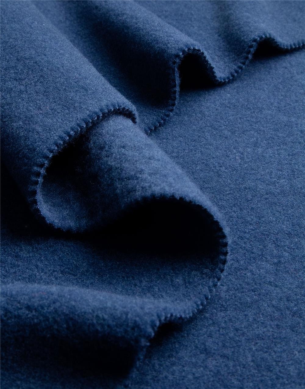 Blue Two-sided brushed Fleece
