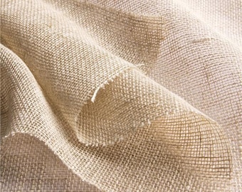 RAW HEMP CHEESECLOTH ~ Extra-Wide Fabric | 200cm Wide | Open Weave