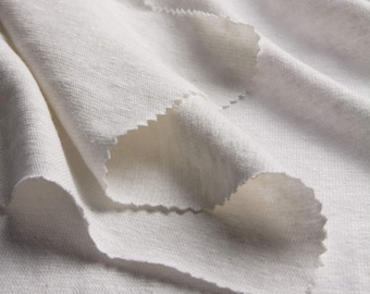 Ausgelaufenes Hanf-Jersey-Material ~ Nachhaltiger Hanf- und Bio-Baumwollstoff