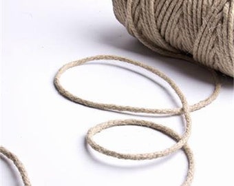 麻縄　染縄　カーキ　6mm 8m 8本セット 高級麻縄 -天然色-【蜜蝋処理済】φ6mm/8M 緊縛用ロープ - メルカリ