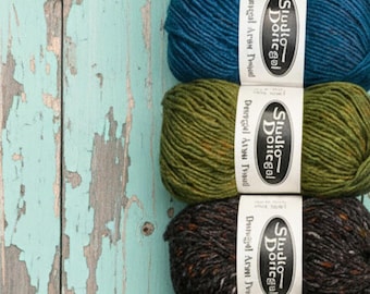 Discontinued DONEGAL TWEED - Irish Aran Weight Knitting Wool | Traditional Ireland Spun