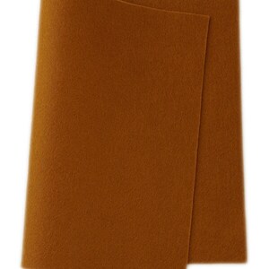 FELT 100% Wool ~ NUT BROWN ~ 1-1.2mm thick ~ Colour 521 ~ available in several sizes, felt fabric, clothing, crafting felt, craft felt