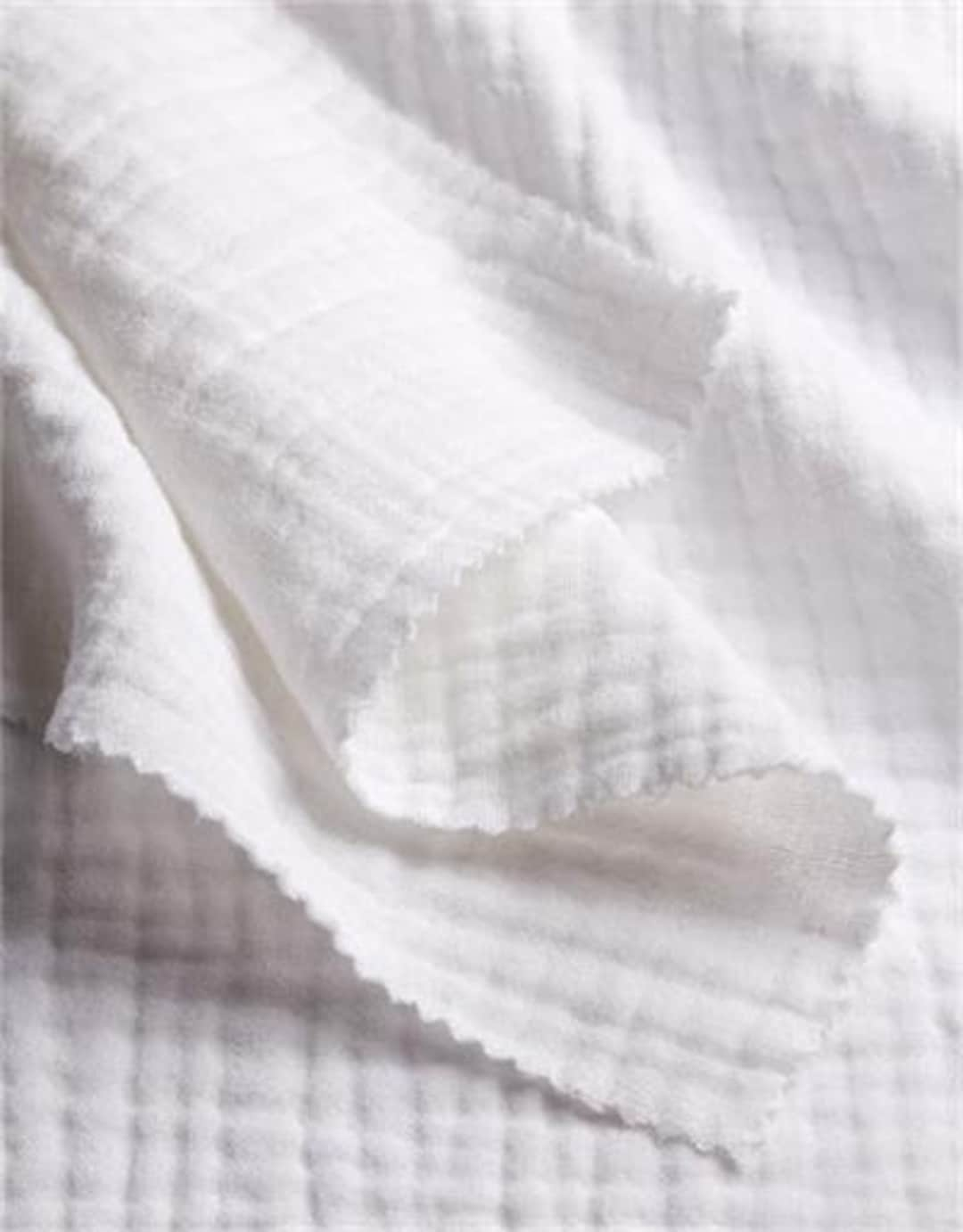 COTTON GAUZE TRIPLE Layered Crepe Natural Cotton Crepe - Etsy