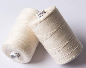1000m ORGANIC COTTON THREAD~ Ecru (Natural) 114