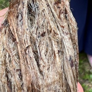 broken down nettle fibre