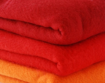 MERINO PREFELT OFFCUTS – 20 Micron Wool | Mixed Sizes & Colours | For Felting, Needle Felting, Appliqué