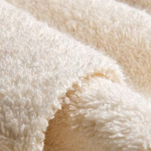 Organic Cotton Terry Fabric – GOTS Certified Natural Frottee detail