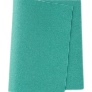 FELT 100% Wool ~ GREEN BLUE ~ 1-1.2mm thick ~ Colour 629 ~ available in several sizes, felt fabric, clothing, crafting felt, craft felt