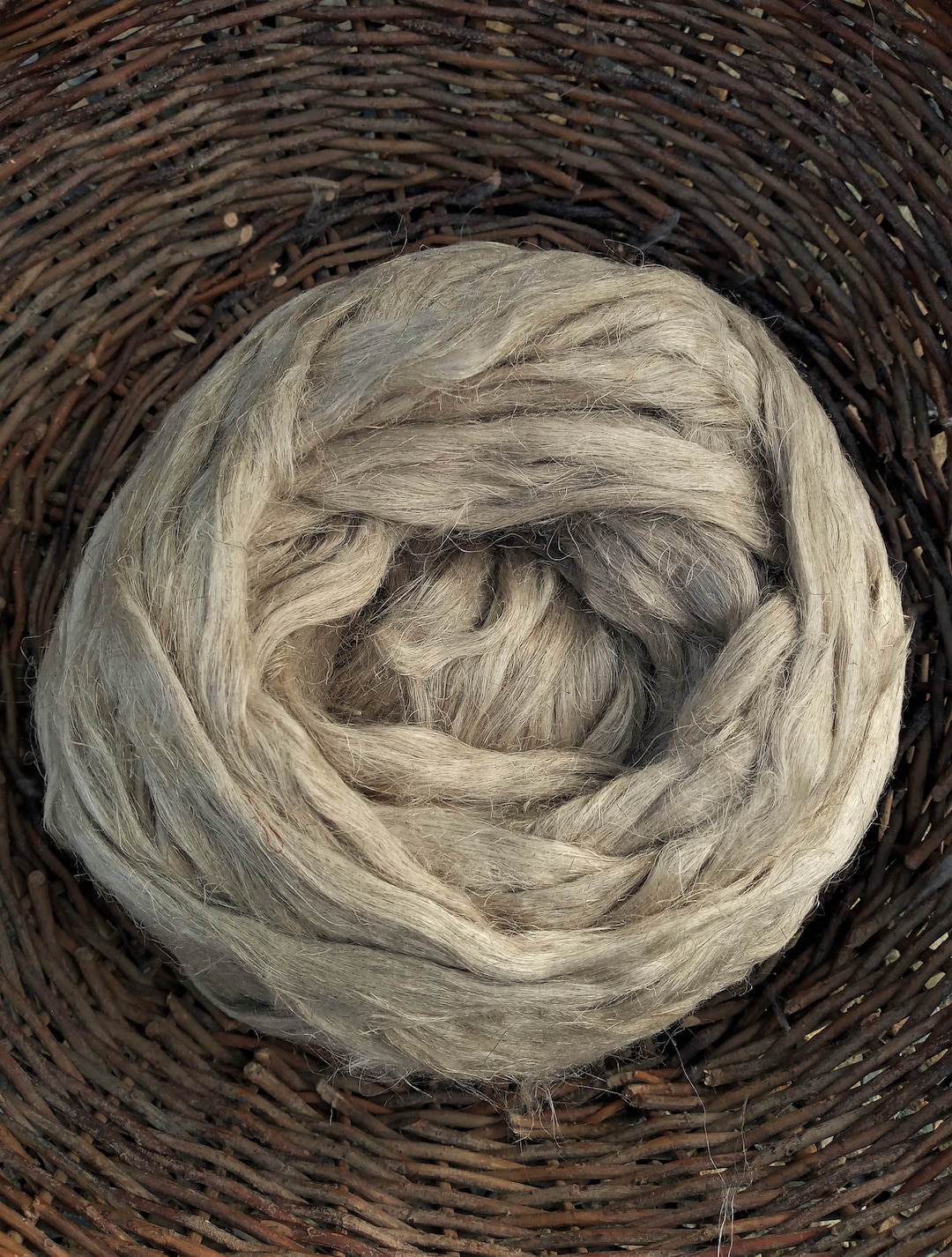 HEMP NATURAL ~ Suitable for Spinning and Crafting, Doll Hair, Dyeing ...