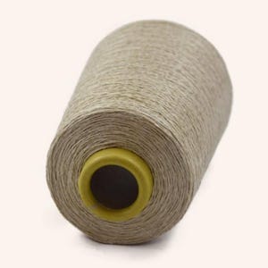 LINEN WARP YARN ~ Natural thin warp yarn, yarn count 12/2, for warping a loom, weaving warp