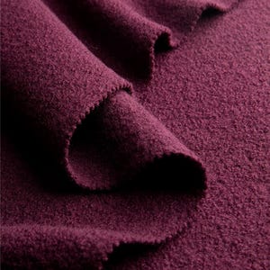 BERRY Italian Wool Walk – 100% Felted Wool Fabric | Mulesing-Free | 130–150cm designed for coats, jackets, skirts, hats, dress, mittens